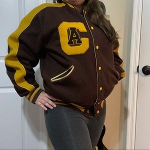 Vintage Letterman Jacket Central 56 California